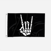 SKELETON PEACE SIGN