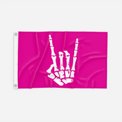 SKELETON PEACE SIGN